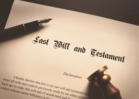 Last Will and Testament document.